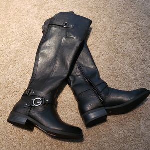 NEW G by Guess tall black riding Boots